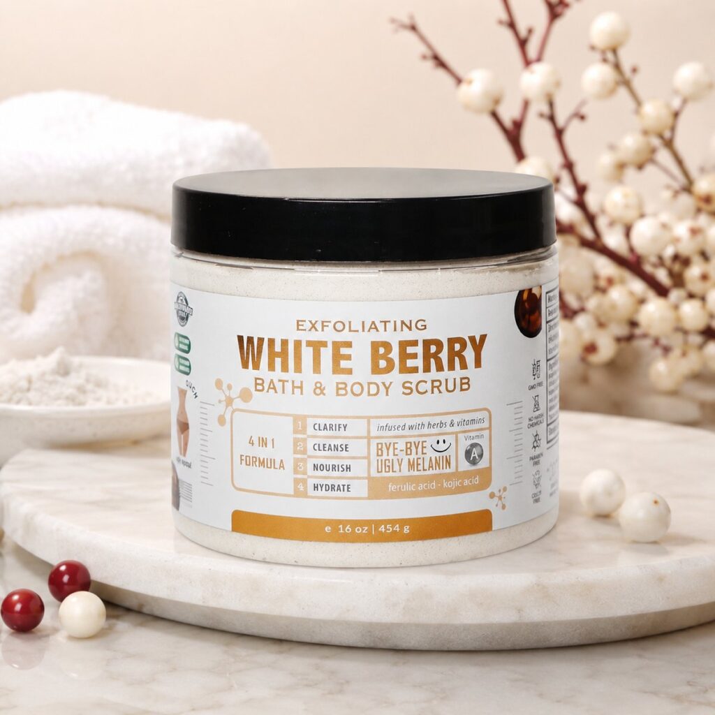 3 D F 14201 Exfoliating White Berry Bath Body Scrub.jpg